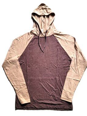 Hawk’s Bay NEW Men's Lightweight Hoodie Shirt – Brown & Tan